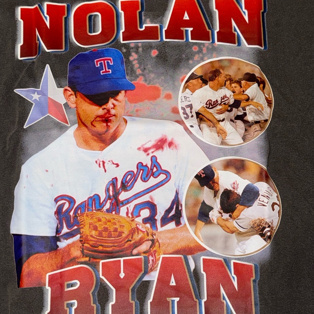 Texas Rangers Nolan Ryan T-shirt Size XL NWOT - Picture 3 of 8